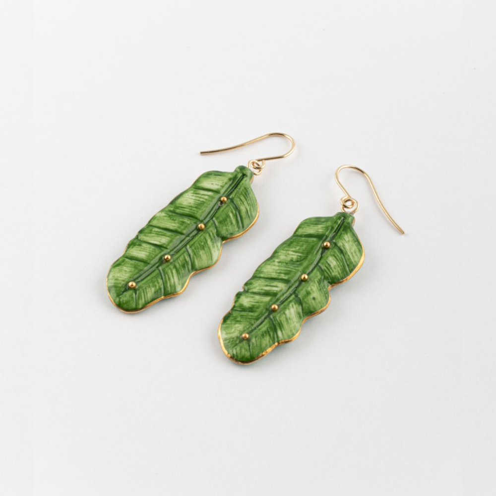 Pendant Banana Leaf Earrings Nach Banana Tree Leaves Pendant