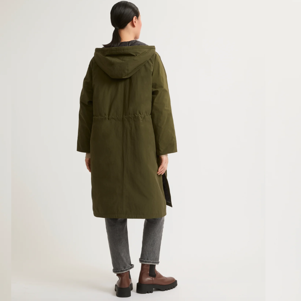 Yves Salomon Cape Coat - Army Green – costume